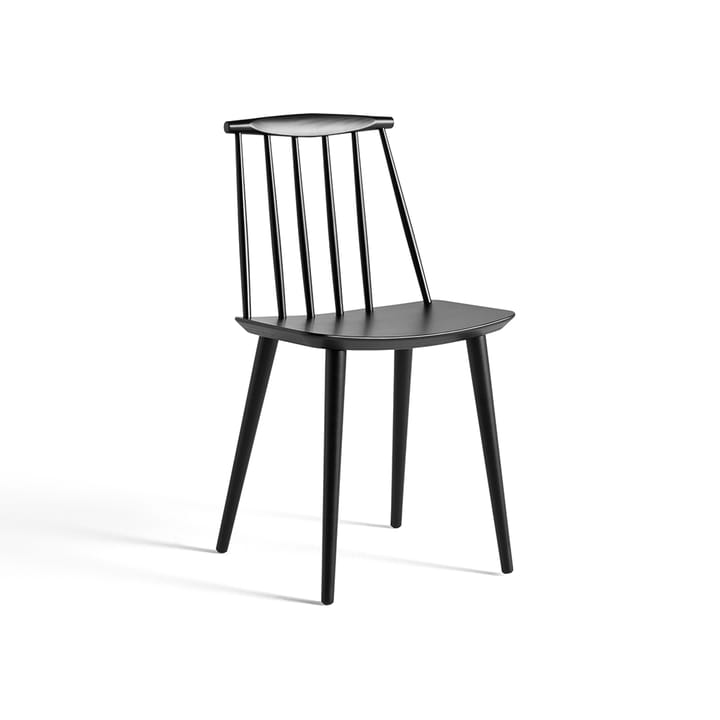 J77 stoel, Black lacquered beech HAY