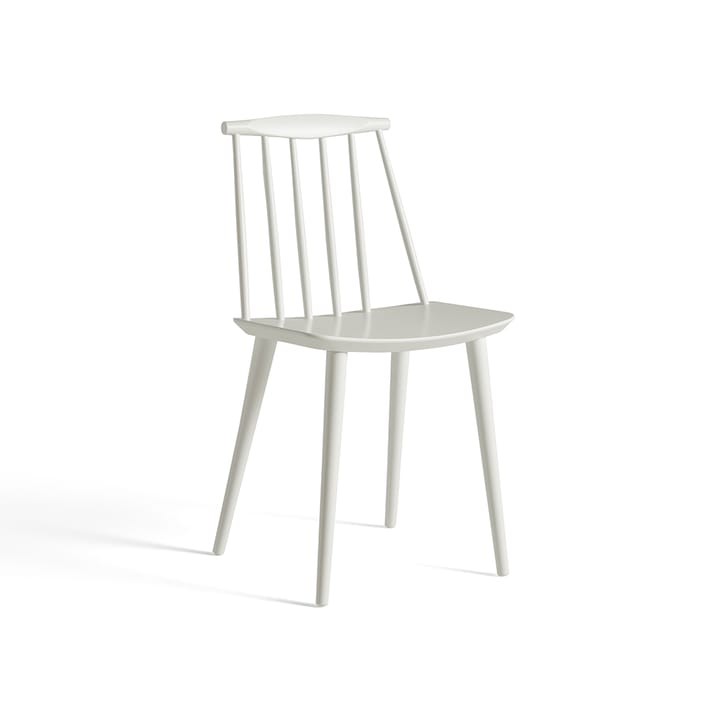 J77 stoel - White lacquered beech - HAY