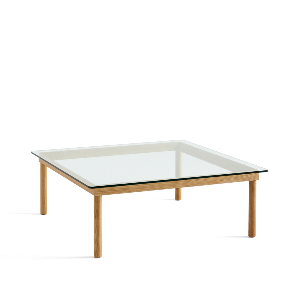 HAY Kofi salontafel Oak-clear glass, 100 cm