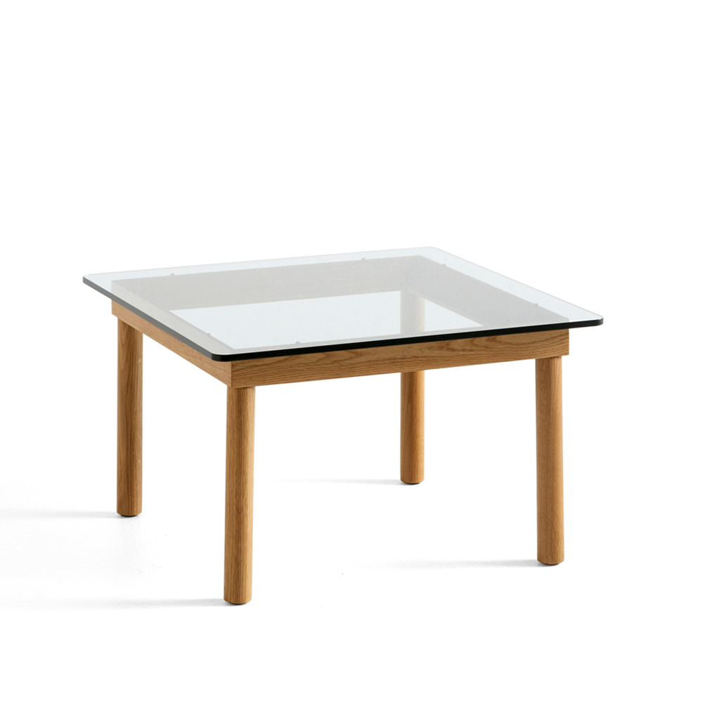 HAY Kofi salontafel Oak-clear glass, 60 cm