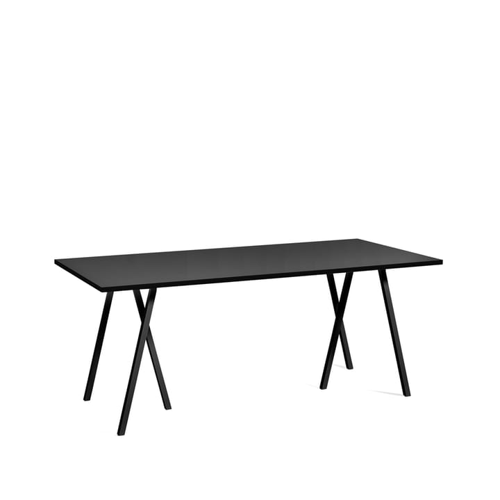 Loop Stand eettafel - Black linoleum-black, 180 cm - HAY