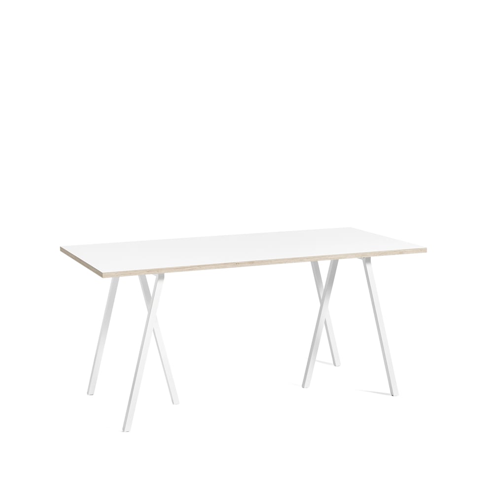 HAY Loop Stand eettafel White laminate-white, 160 cm