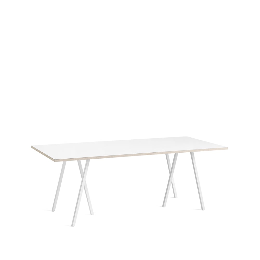 HAY Loop Stand eettafel White laminate-white, 200 cm