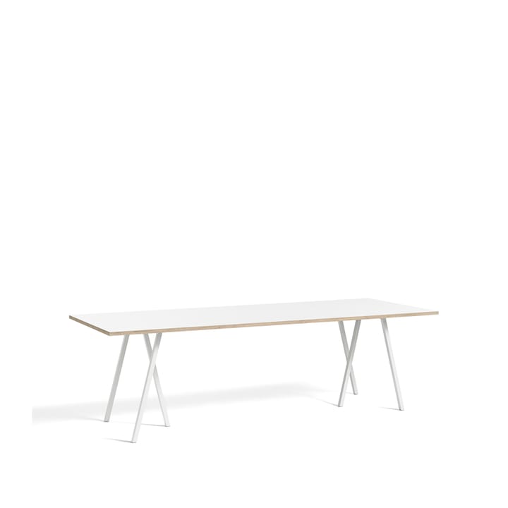 Loop Stand eettafel - White laminate-white, 250 cm - HAY