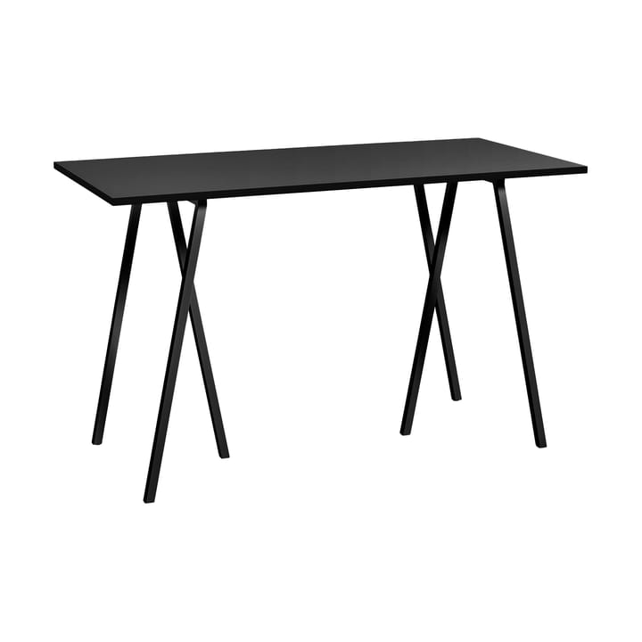 Loop Stand incl. support bartafel 77,5x160 cm - Black-black linoleum-black ash - HAY