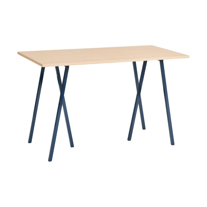 Loop Stand incl. support bartafel 77,5x160 cm - Deep blue-clear lacq. oak - HAY