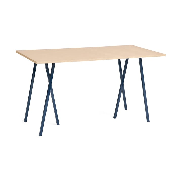 Loop Stand incl. support bartafel 87,5x180 cm - Deep blue-clear lacq. oak - HAY