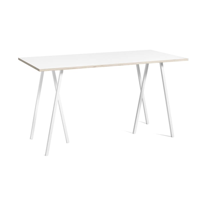 Loop Stand incl. support bartafel 87,5x180 cm - White-white laminate-plywood - HAY