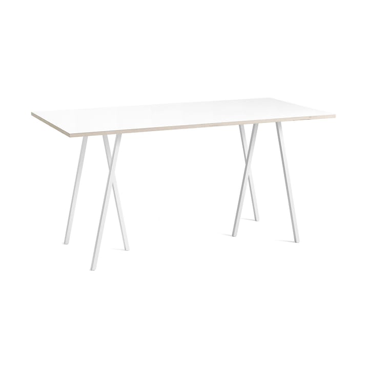 Loop Stand incl. support bartafel 92,5x200 cm - White-white laminate-plywood - HAY