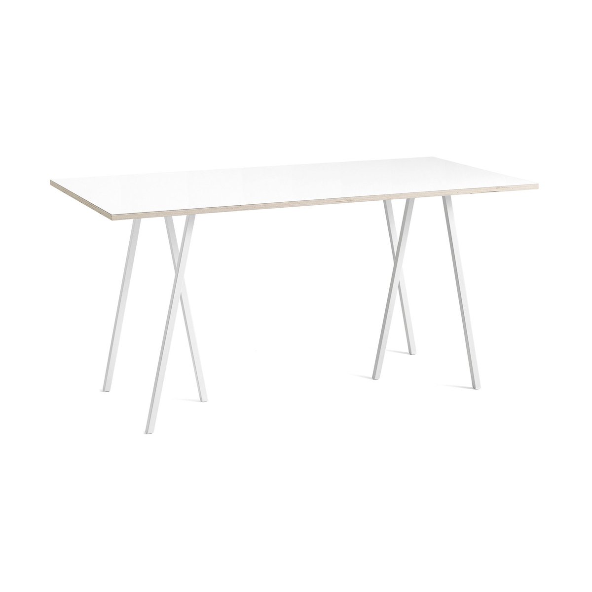 HAY Loop Stand incl. support bartafel 92,5x200 cm White-white laminate-plywood