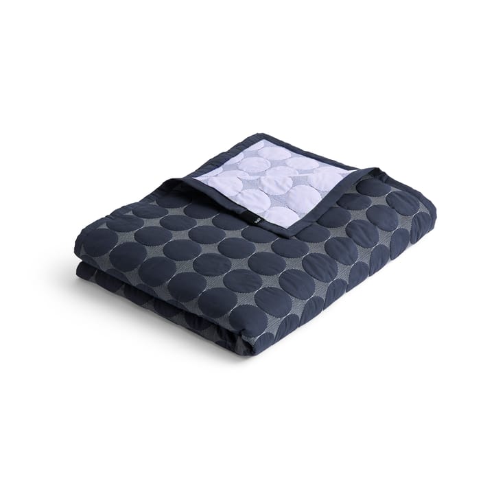 Mega Dot sprei organic 195x245 cm - Midnight blue - HAY