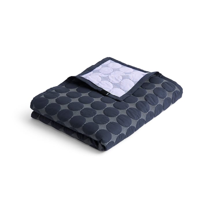 Mega Dot sprei organic 235x245 cm - Midnight blue - HAY