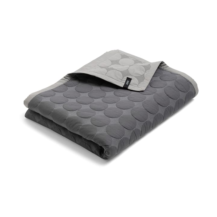 Mega Dot sprei organic 260x260 cm - Dark grey - HAY