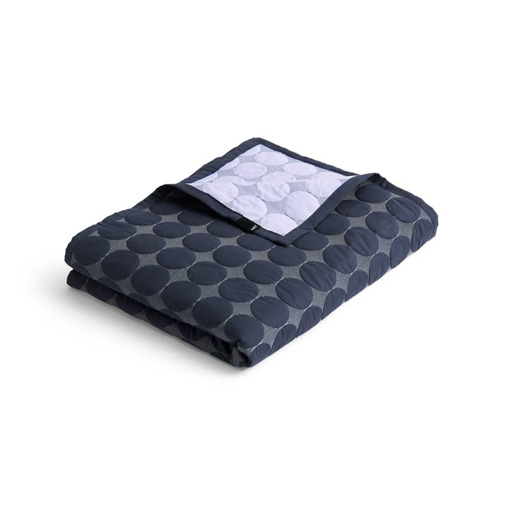 Mega Dot sprei organic 260x260 cm - Midnight blue - HAY