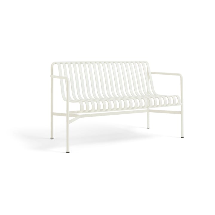 Palissade Dining bank met armleuningen - Cream white - HAY