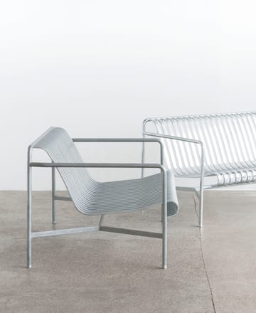 Palissade Low loungefauteuil - hot galvanized - HAY