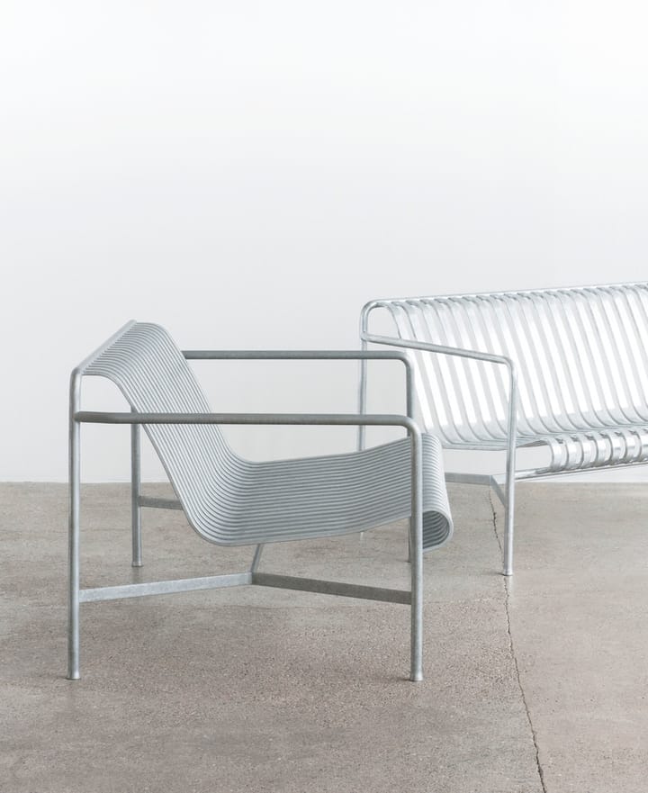 Palissade Low loungefauteuil, hot galvanized HAY