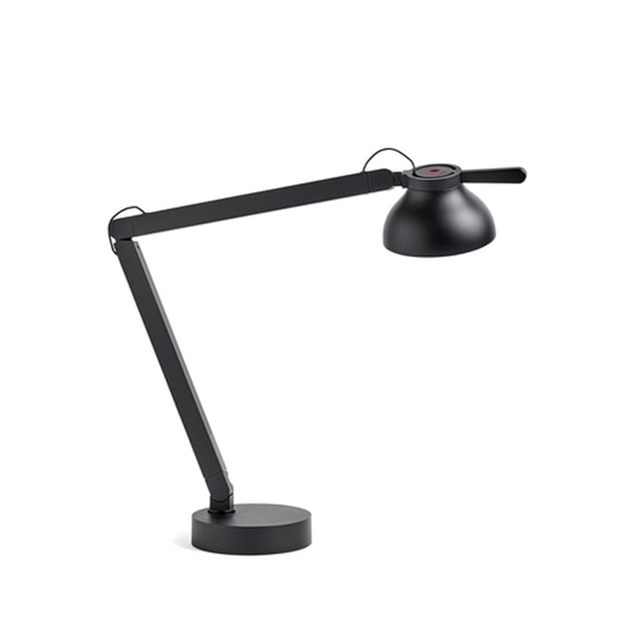 PC bureaulamp - soft black, met lampvoet - HAY