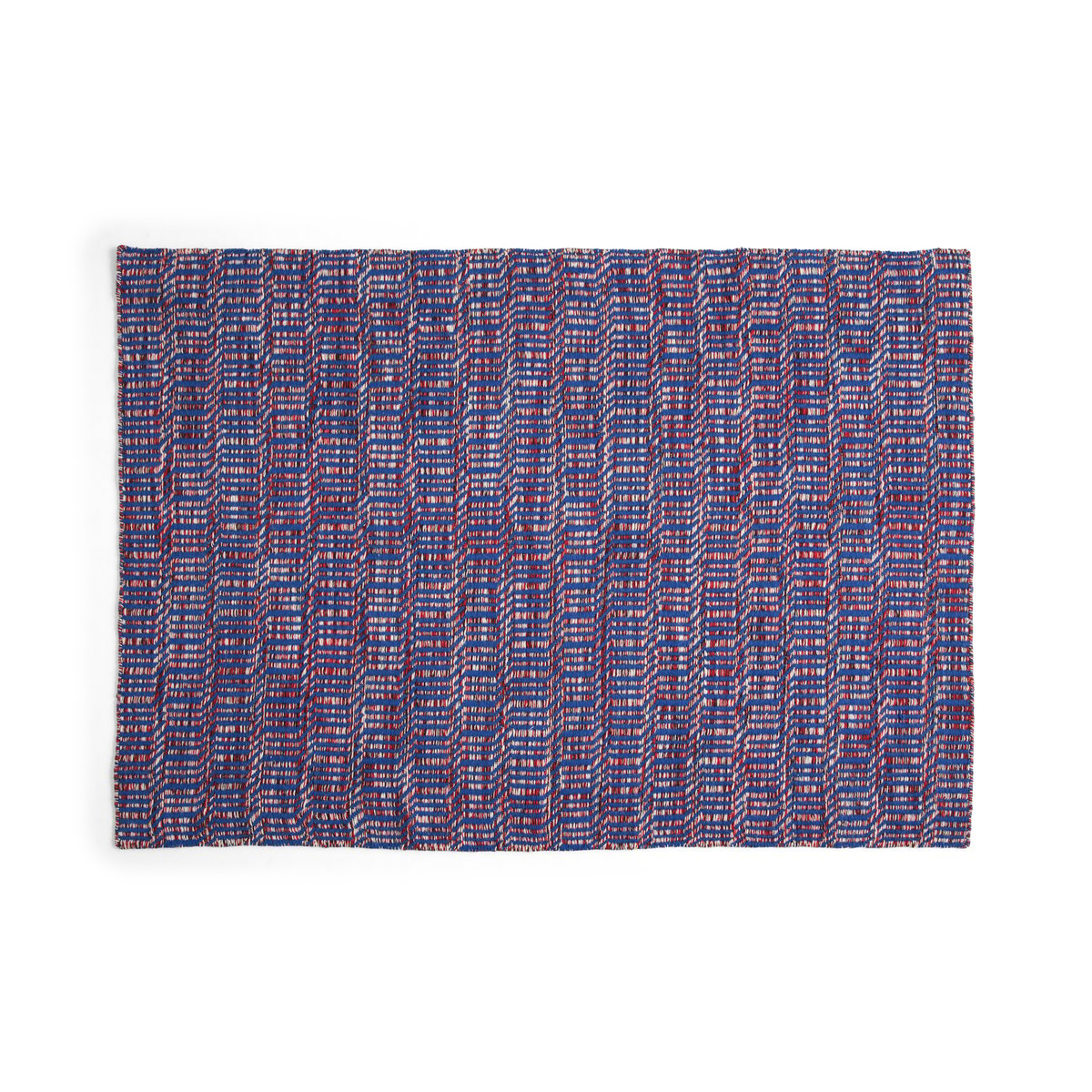 HAY Radio vloerkleed Rood-blauw 140x200 cm