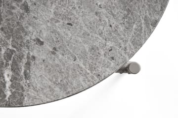 Rebar bijzettafel Ø45 cm - Grey marble-fossil - HAY