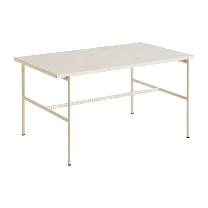 Rebar salontafel 80x49x40,5 cm - Beige marble-alabaster - HAY