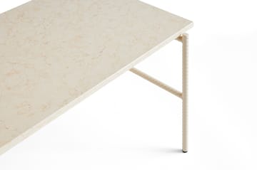 Rebar salontafel 80x49x40,5 cm - Beige marble-alabaster - HAY