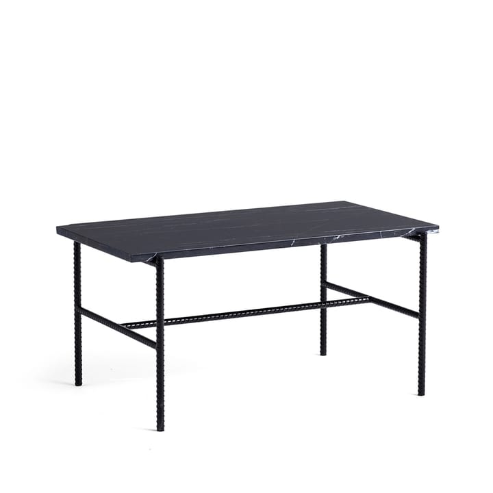 Rebar salontafel 80x49x40,5 cm - Black marble-black - HAY