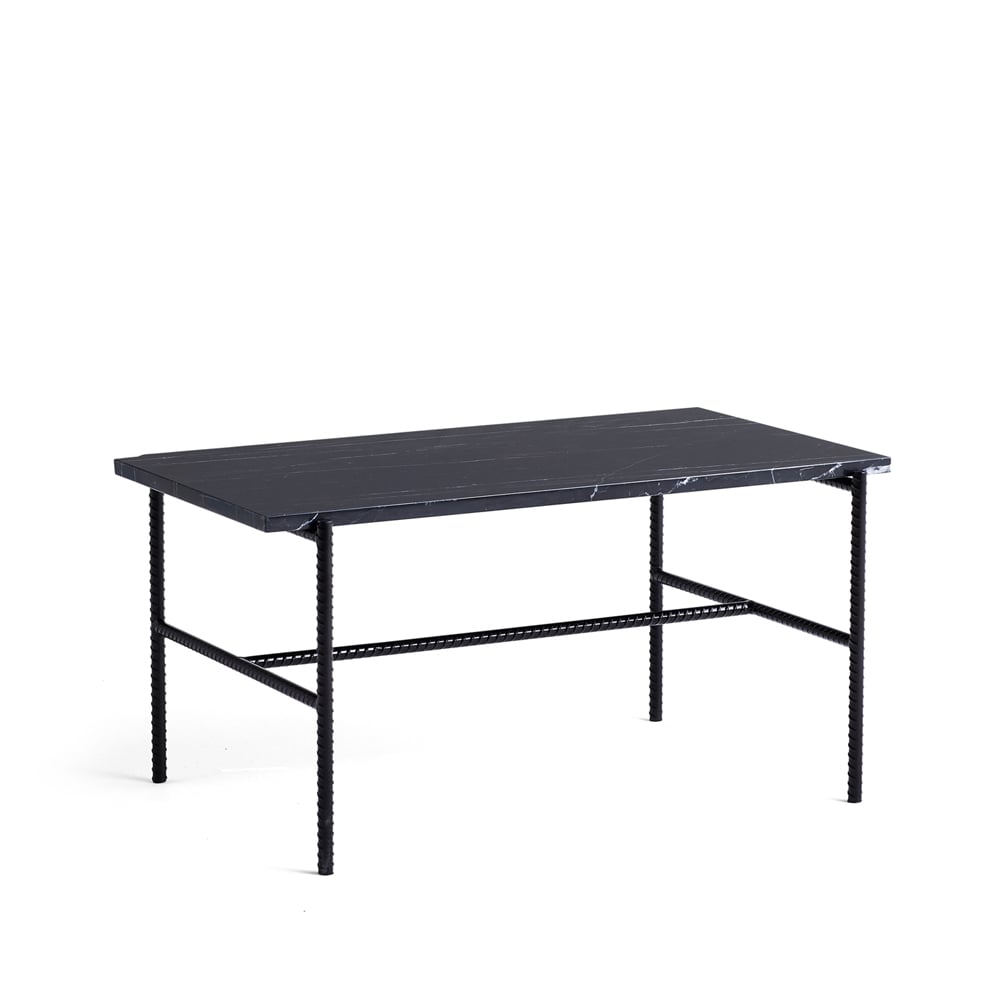 HAY Rebar salontafel 80x49x40,5 cm Black marble-black