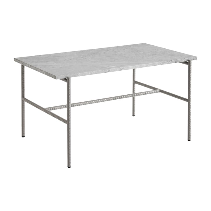 Rebar salontafel 80x49x40,5 cm - Grey marble-fossil - HAY