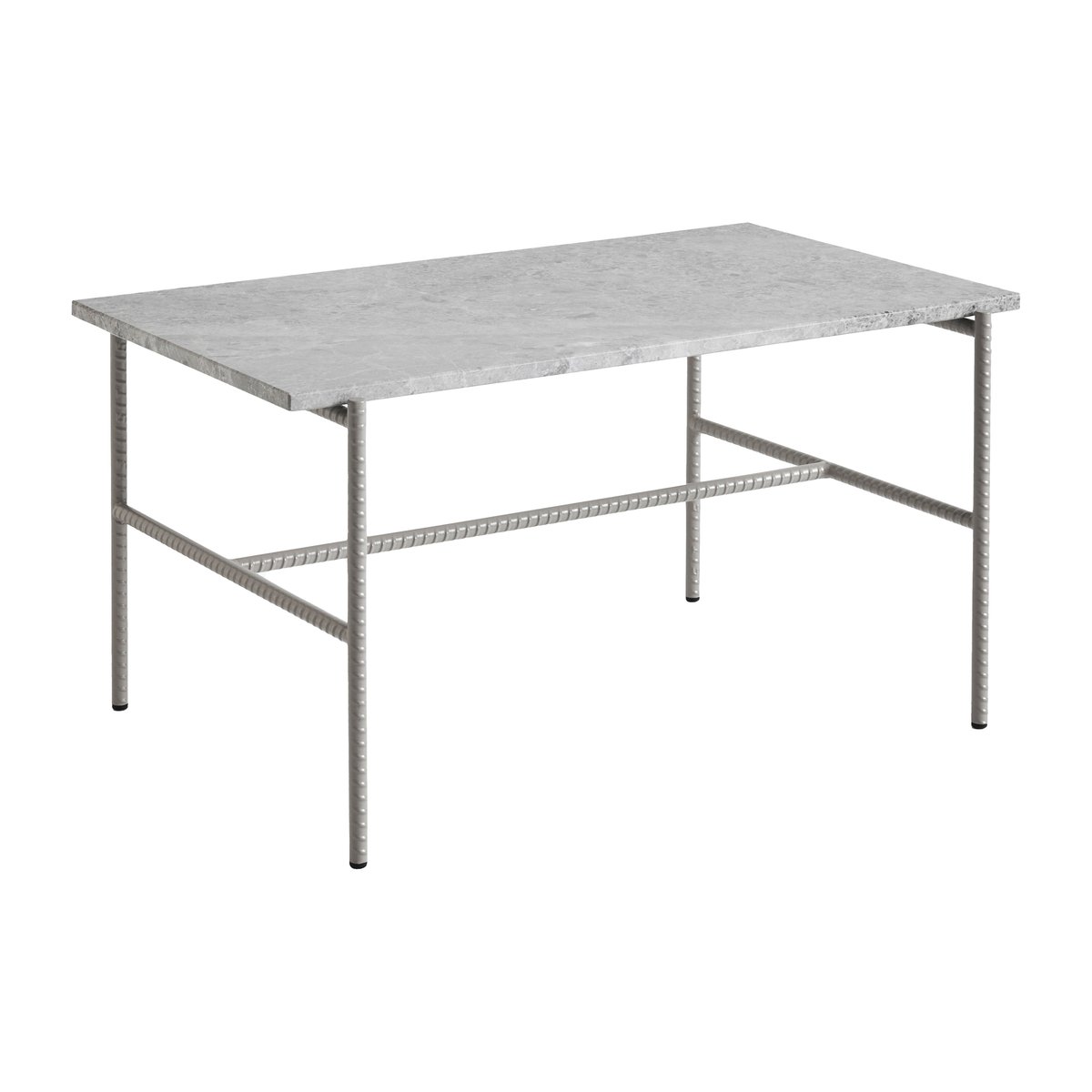 HAY Rebar salontafel 80x49x40,5 cm Grey marble-fossil