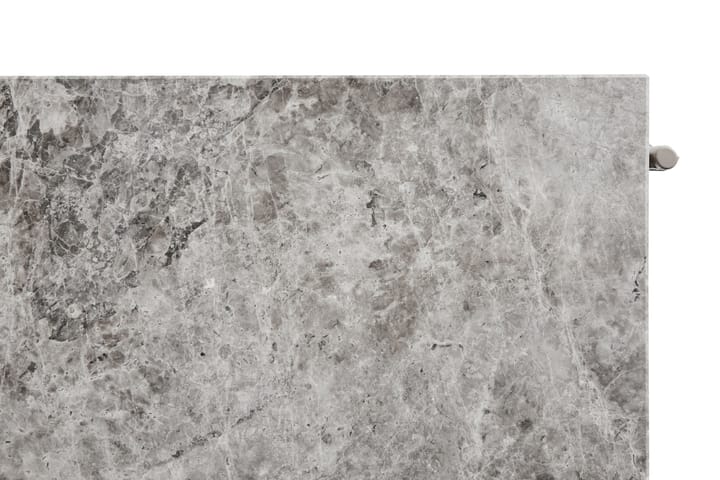 Rebar salontafel 80x84x33 cm, Grey marble-fossil HAY