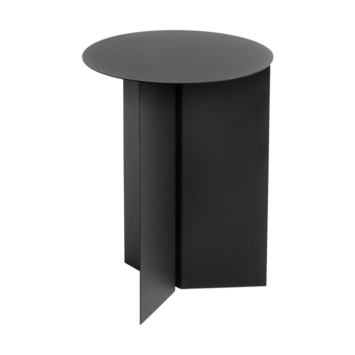 Slit high bijzettafel Ø35 cm - Black - HAY