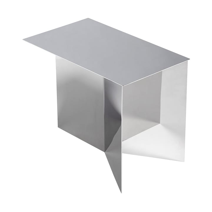 Slit Oblong bijzettafel 27,5x49 cm - Mirror polished steel - HAY