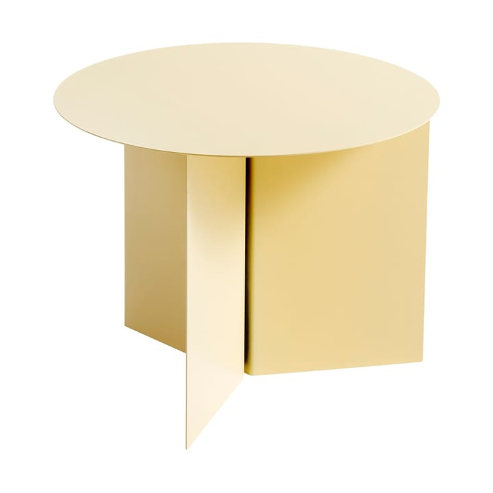 Slit salontafel Ø45 cm - Light yellow - HAY