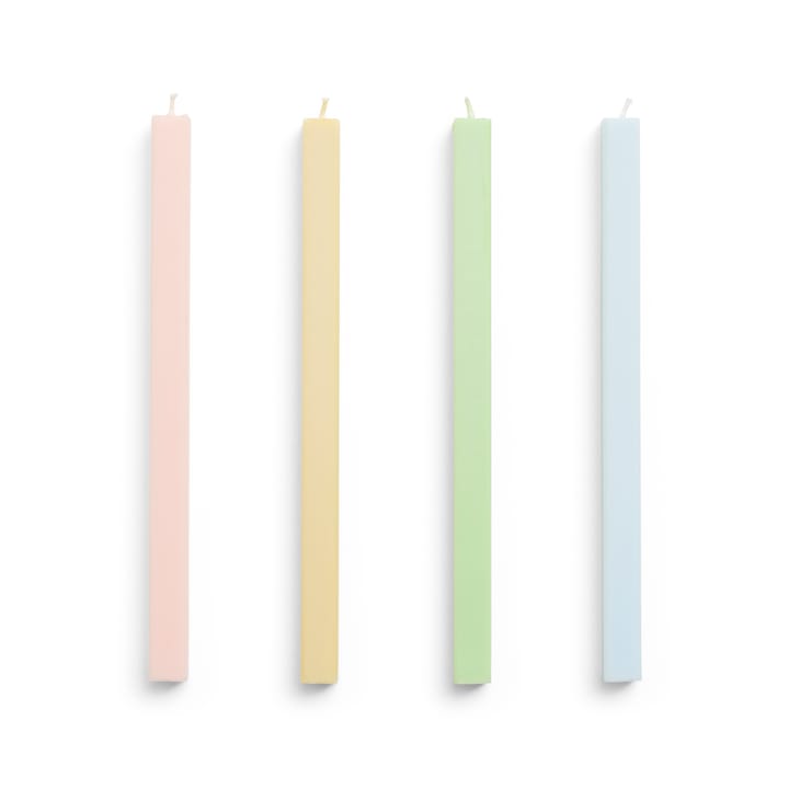 Square Candle kaarsen mix 4-pack - Fresh - HAY