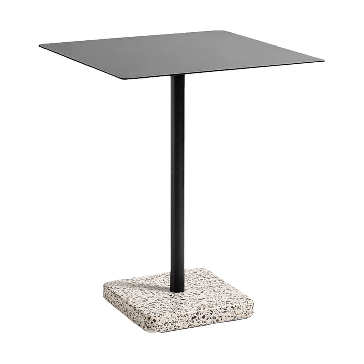 Terrazzo eettafel 60x60 cm - Grey terrazzo-anthracite - HAY