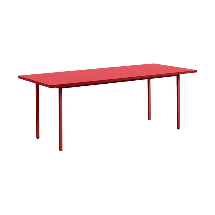 Two-Colour eettafel Ø105 cm - Maroon red-red - HAY