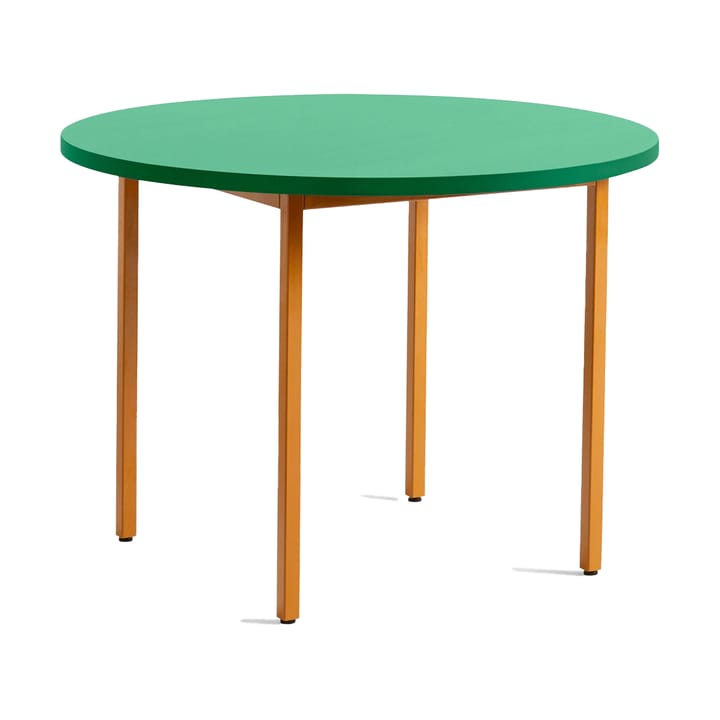 Two-Colour eettafel Ø105 cm - Ochre-green mint - HAY