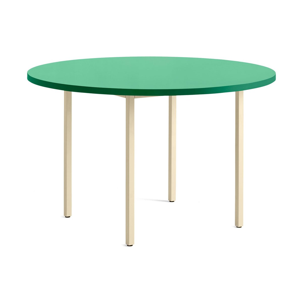 HAY Two-Colour eettafel Ø120 cm Ivory-green mint