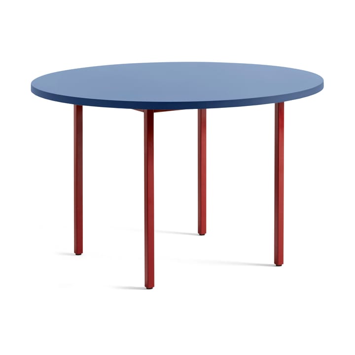 Two-Colour eettafel Ø120 cm - Maroon red-blue - HAY