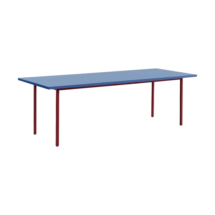 Two-Colour eettafel Ø120 cm - Maroon red-blue - HAY