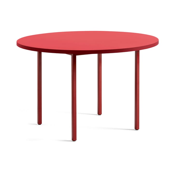 Two-Colour eettafel Ø120 cm - Maroon red-red - HAY