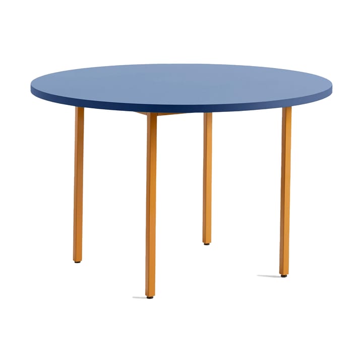 Two-Colour eettafel Ø120 cm - Ochre-blue - HAY