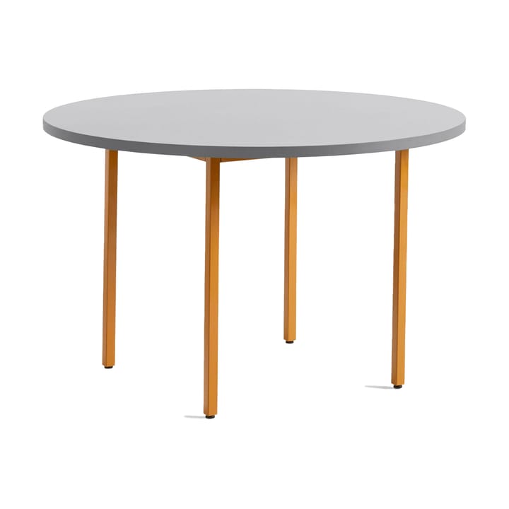 Two-Colour eettafel Ø120 cm - Ochre-light grey - HAY