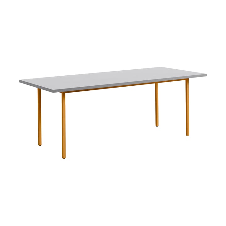 Two-Colour eettafel 90x200 cm - Ochre-light grey - HAY