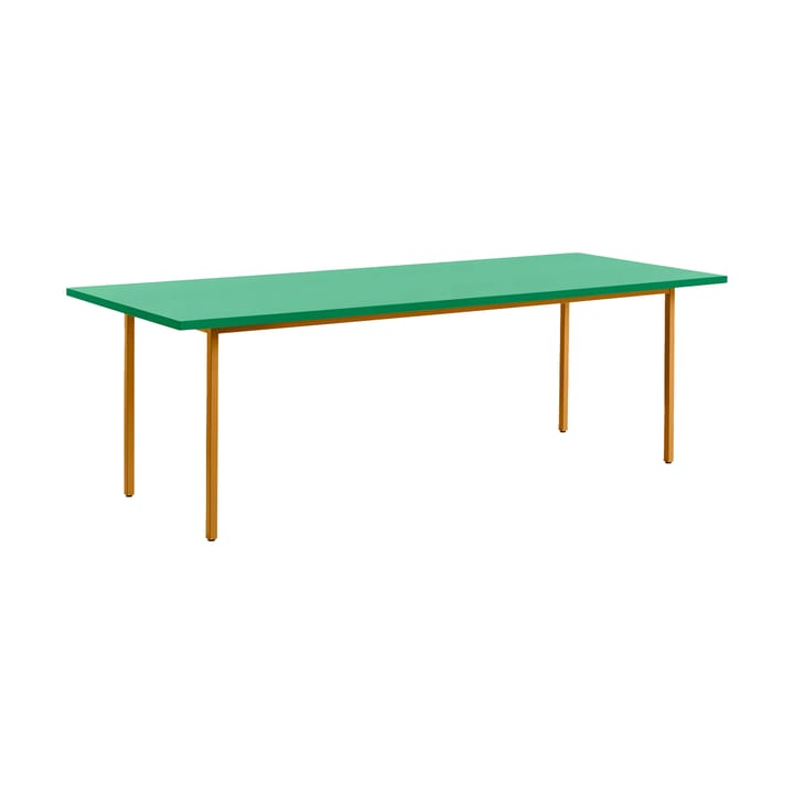 Two-Colour eettafel 90x240 cm - Ochre-green mint - HAY