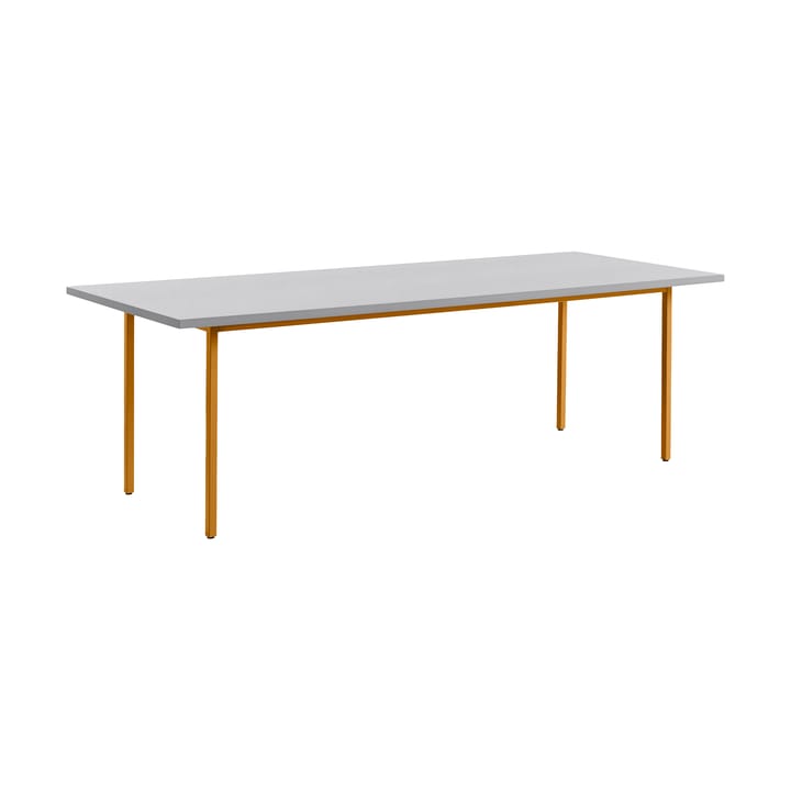 Two-Colour eettafel 90x240 cm - Ochre-light grey - HAY