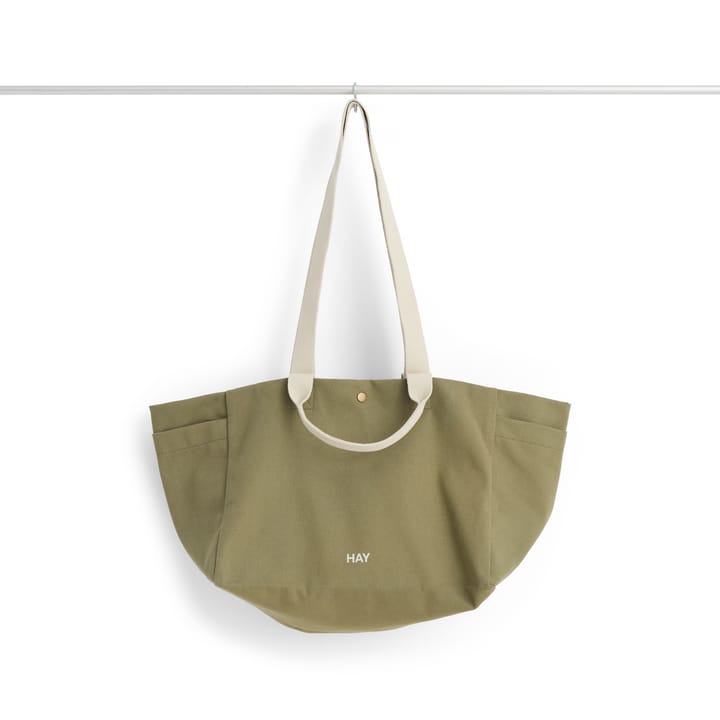 Weekend Bag No 2 tas S 26x56 cm - Olive - HAY