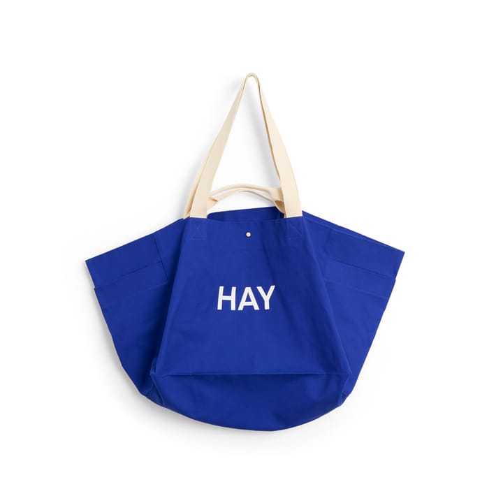 Weekend Bag Organic tas L - Electric blue - HAY