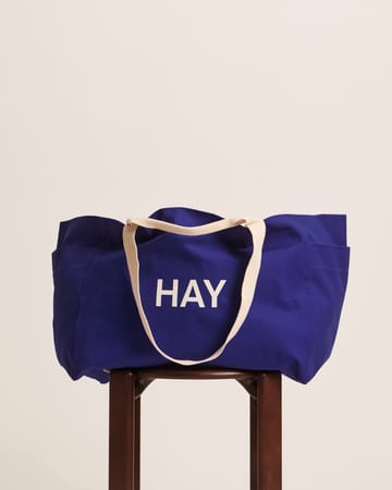 Weekend Bag Organic tas L - Electric blue - HAY